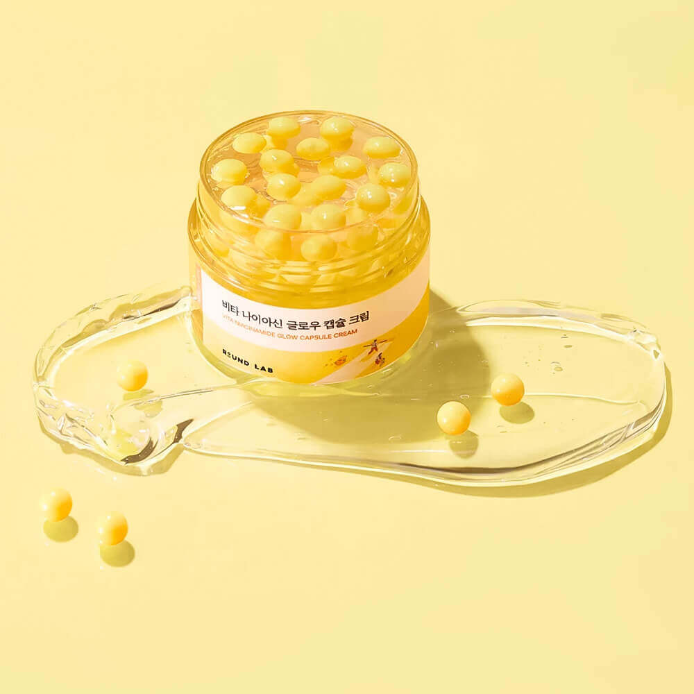 Осветляющий капсульный крем с ниацинамидом Round Lab Vita Niacinamide Glow Capsule Cream