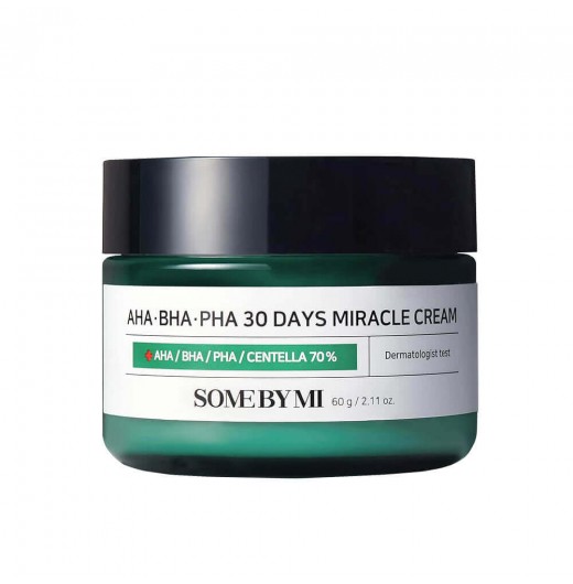 Восстанавливающий крем для проблемной кожи Some By Mi AHA-BHA-PHA 30 Days Miracle Cream