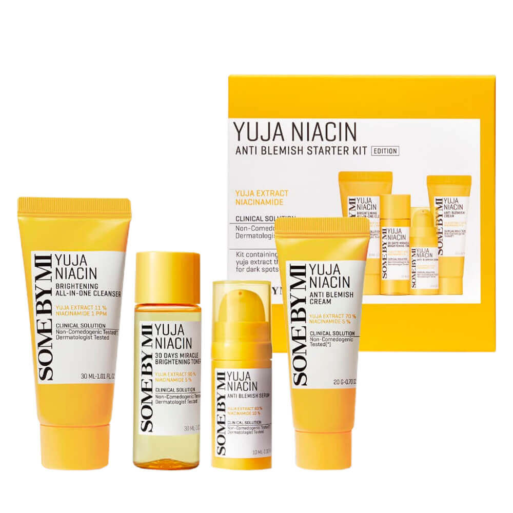 Набор миниатюр для осветления кожи Some By Mi Yuja Niacin Anti Blemish Starter Kit Edition Набор миниатюр для осветления кожи Some By Mi Yuja Niacin Anti Blemish Starter Kit Edition