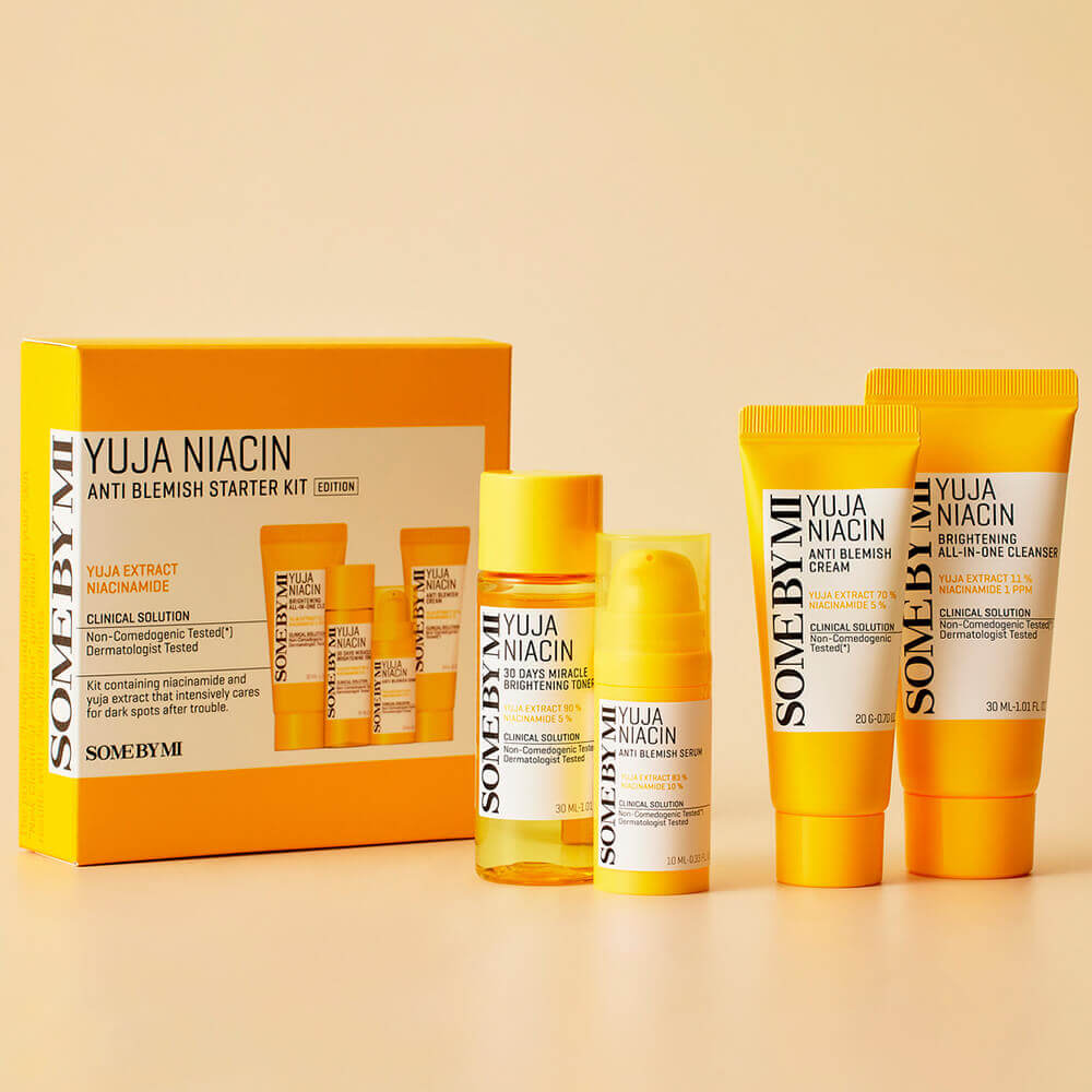 Набор миниатюр для осветления кожи Some By Mi Yuja Niacin Anti Blemish Starter Kit Edition Набор миниатюр для осветления кожи Some By Mi Yuja Niacin Anti Blemish Starter Kit Edition
