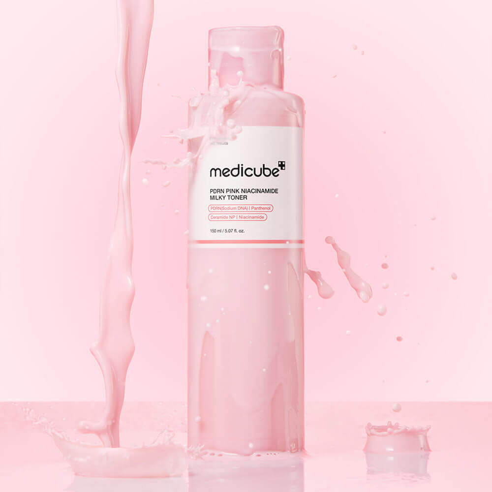 Молочный тонер с ПДРН и ниацинамидом medicube PDRN Pink Niacinamide Milky Toner