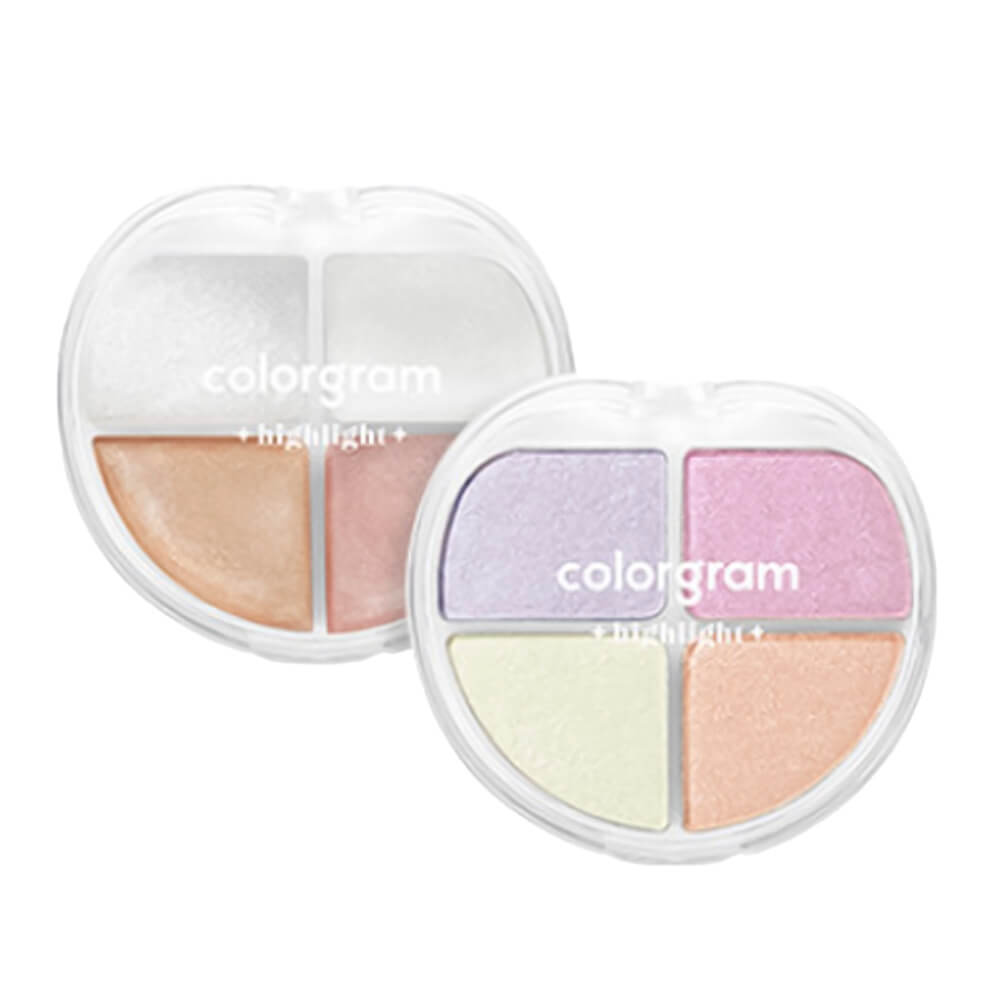Палетка хайлайтеров для лица colorgram Tintin Dory Highlighter Palette 02 Cream Balm