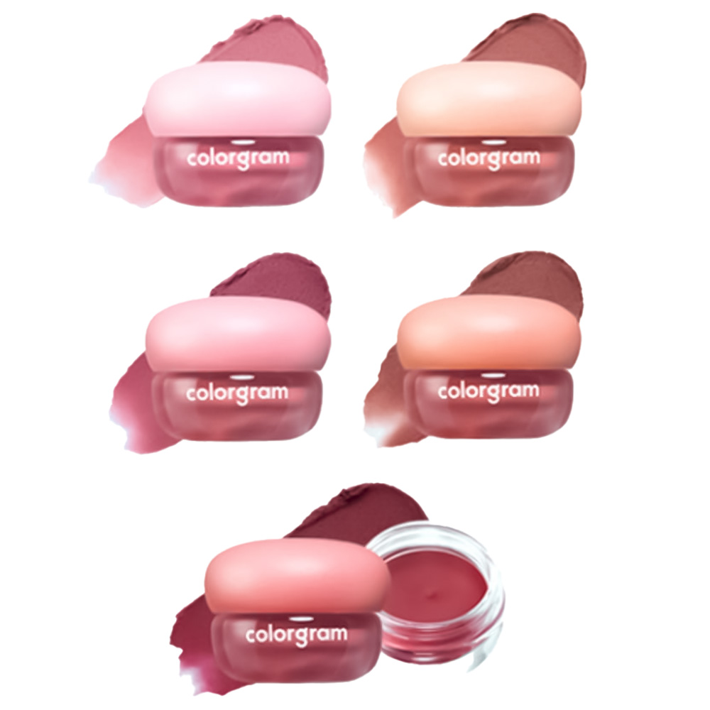 Бархатный мусс для губ и щёк colorgram Tintin Dory Blur Jam 01 Pink Cashew Nut