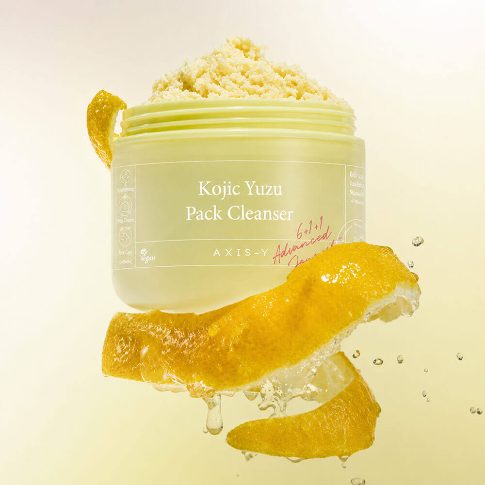 Очищающее средство с юдзу и койевой кислотой AXIS-Y Kojic Yuzu Pack Cleanser