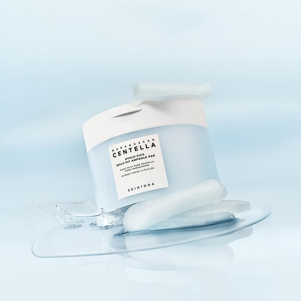 Увлажняющие пэды с центеллой SKIN1004 Madagascar Centella Hyalu-Cica Jelly-Fit Ampoule Pad