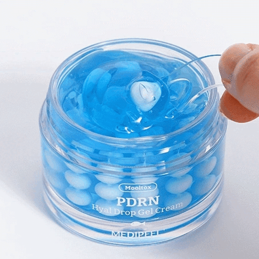 Капсульный крем с ПДРН для глубокого увлажнения MEDIPEEL Mooltox PDRN Hyal Drop Gel Cream