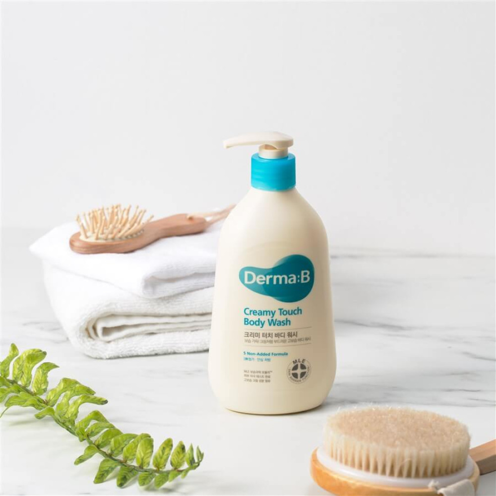 Ламеллярный крем-гель для душа Derma:B Creamy Touch Body Wash