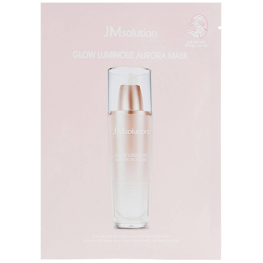 Целлюлозная маска с жемчугом JMsolution Glow Luminous Aurora Mask