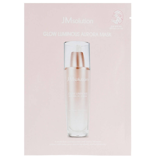 Целлюлозная маска с жемчугом JMsolution Glow Luminous Aurora Mask