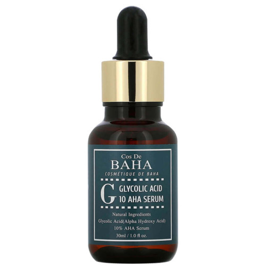Сыворотка c гликолевой кислотой для проблемной кожи Cos De Baha Glycolic Acid 10 AHA Serum