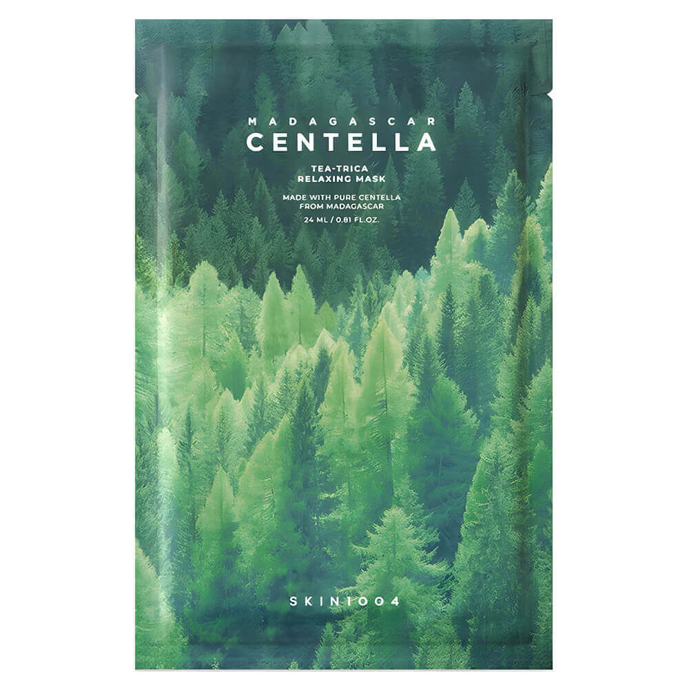 Тканевая маска для проблемной кожи SKIN1004 Madagascar Centella Tea-Trica Relaxing Mask