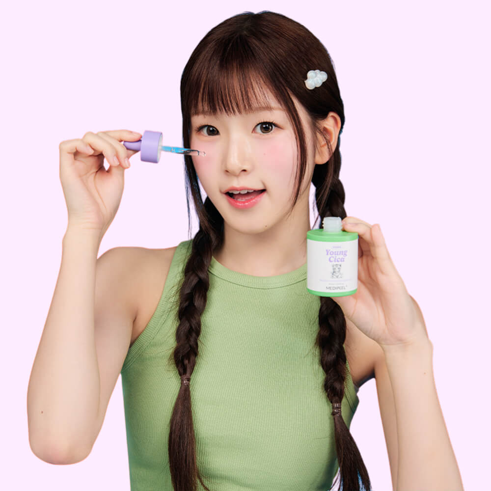 Успокаивающая ампула с центеллой и ПДРН MEDIPEEL Young Cica PDRN Trouble Soothing Ampoule
