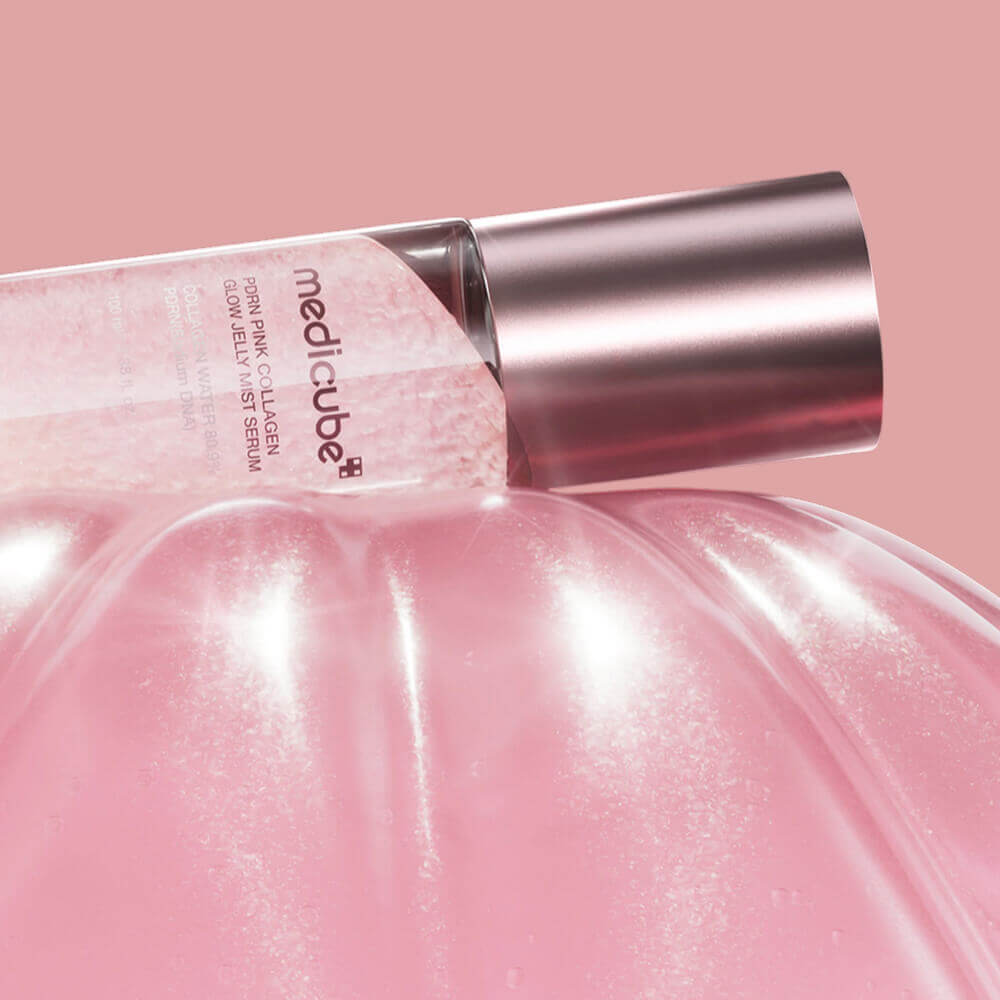 Мист с ПДРН и коллагеном для сияния кожи medicube PDRN Pink Collagen Glow Jelly Mist Serum