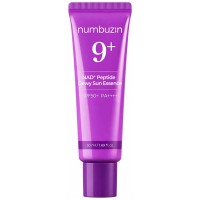 Солнцезащитная эссенция с пептидами numbuzin No.9 NAD+ Peptides Dewy Sun Essence SPF50+ PA+++