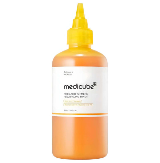Отшелушивающий тоник с кислотами medicube Kojic Acid Turmeric Resurfacing Toner