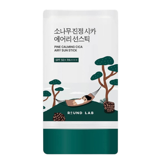 Солнцезащитный стик с экстрактом сосны Round Lab Pine Calming Cica Airy Sun Stick SPF50+ PA++++