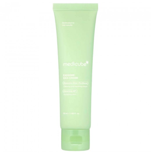 Лёгкий успокаивающий крем с центеллой medicube Exosome Cica Cream