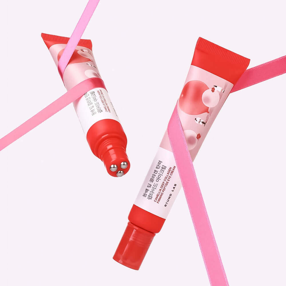 Массажный крем для век с камелией Round Lab Camellia Deep Eye Cream