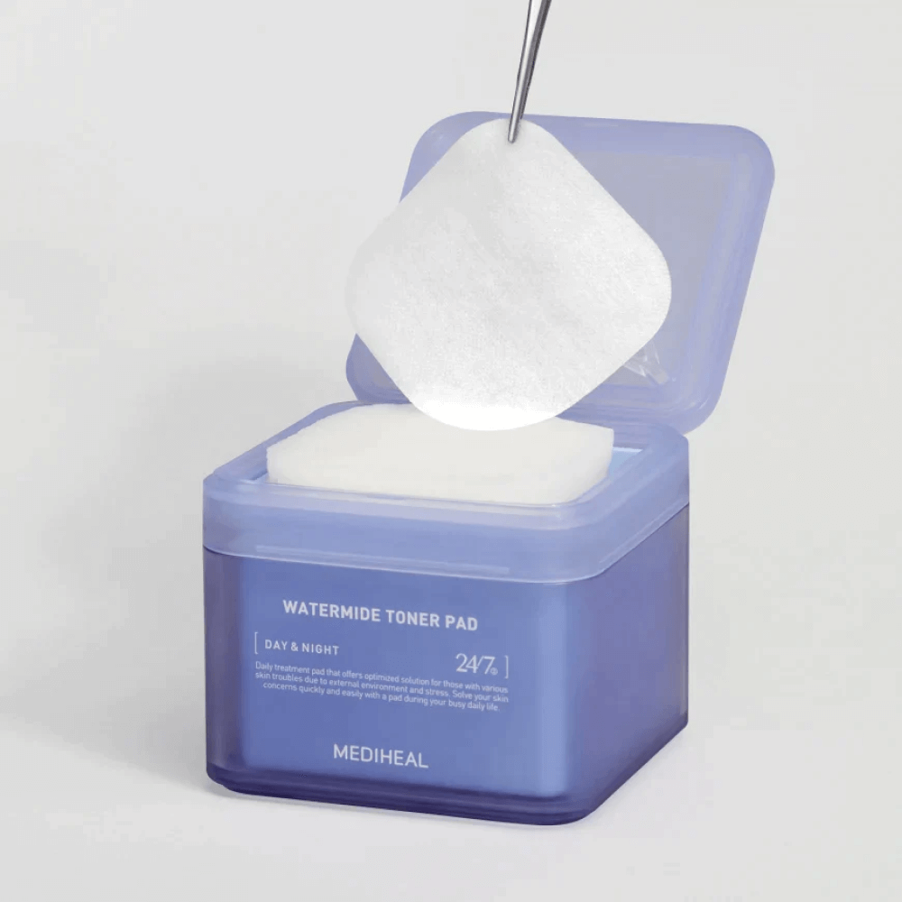 Интенсивно увлажняющие тонер-пэды с ледниковой водой Mediheal Watermide Toner Pad
