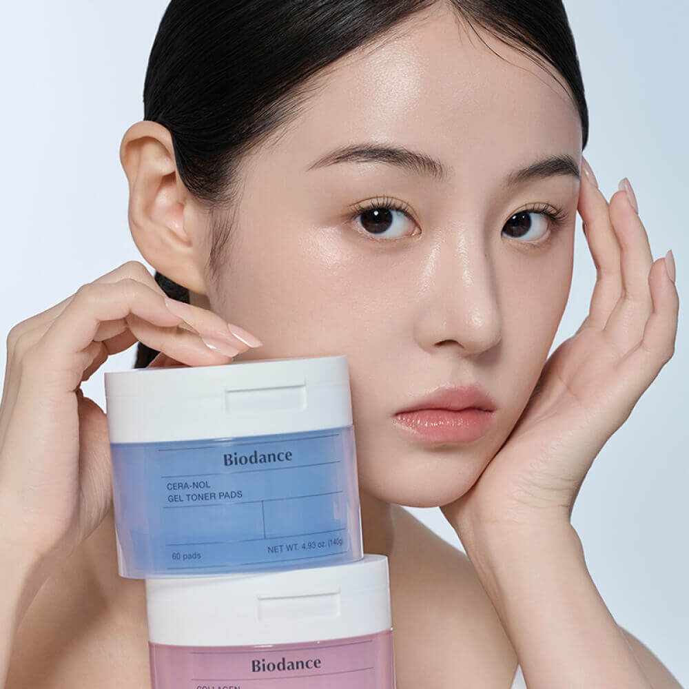 Гелевые тонер-пэды с ледниковой водой Biodance Cera-nol Gel Toner Pads