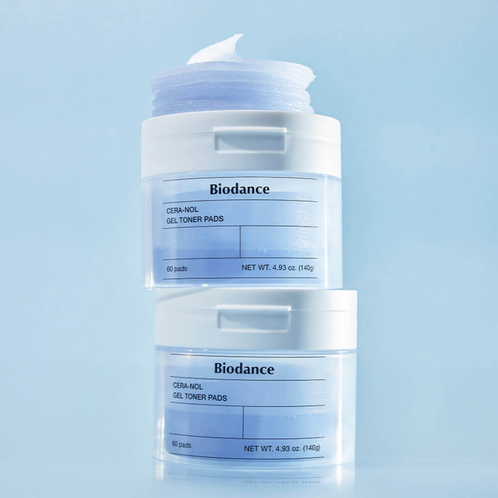 Гелевые тонер-пэды с ледниковой водой Biodance Cera-nol Gel Toner Pads