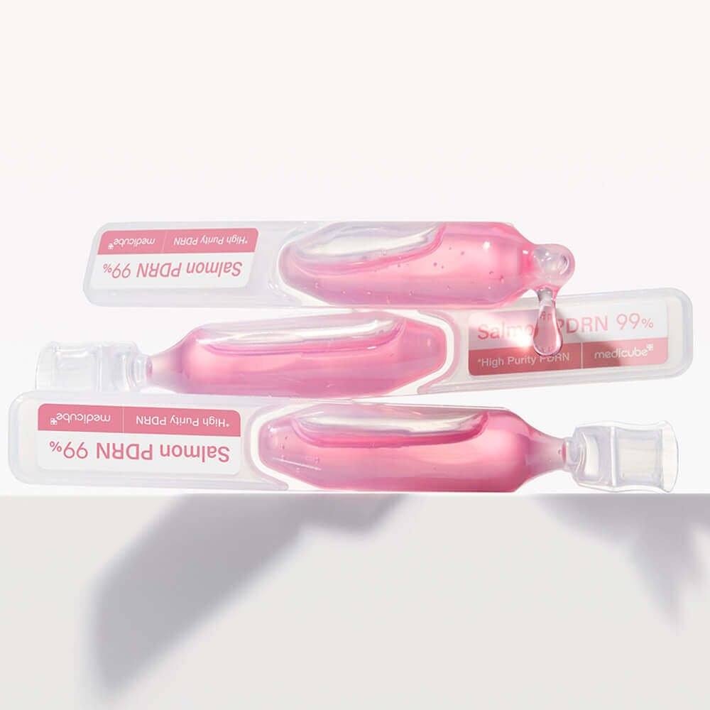Набор концентрированных сывороток с ПДРН и коллагеном medicube PDRN Pink One Day Serum