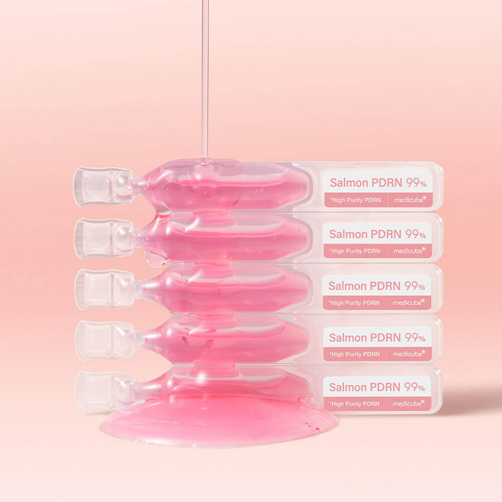 Набор концентрированных сывороток с ПДРН и коллагеном medicube PDRN Pink One Day Serum