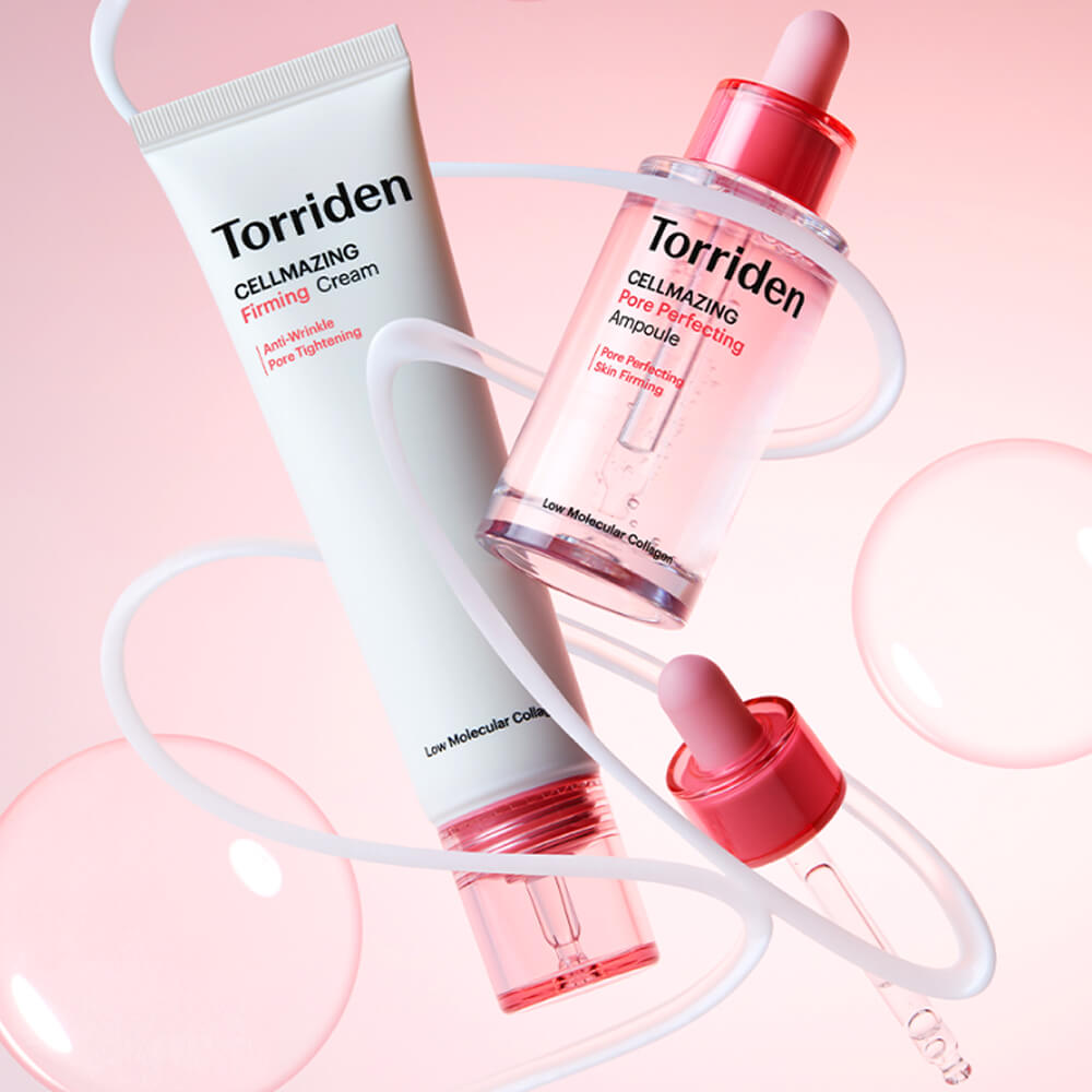 Сыворотка для сужения пор с 5 видами коллагена Torriden Cellmazing Pore Perfecting Ampoule