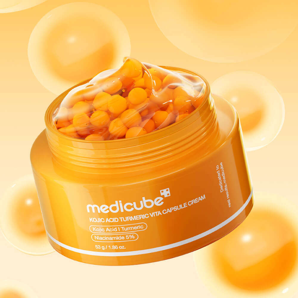 Капсульный крем для сияния кожи medicube Kojic Acid Turmeric Vita Capsule Cream