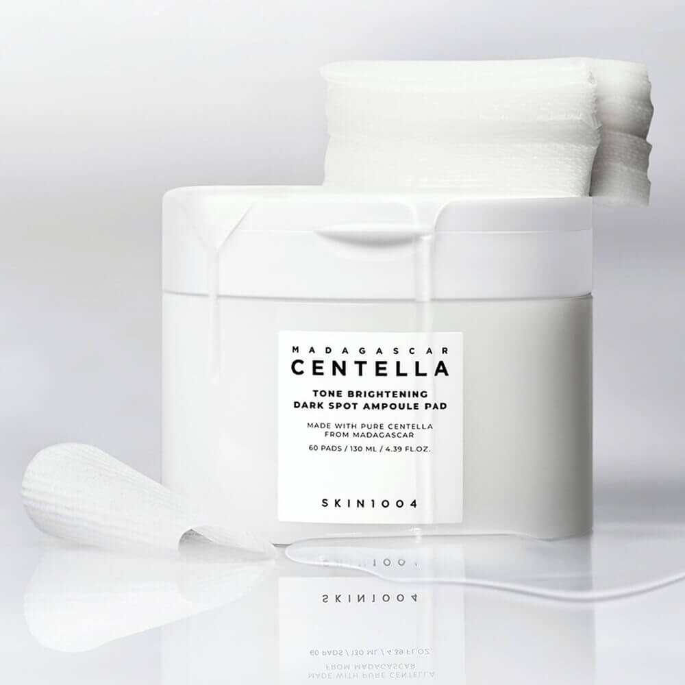 Осветляющие пэды с центеллой SKIN1004 Madagascar Centella Tone Brightening Dark Spot Ampoule Pad