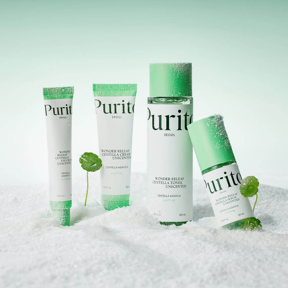 Безмасляная сыворотка для чувствительной кожи Purito Seoul Wonder Releaf Centella Serum Unscented
