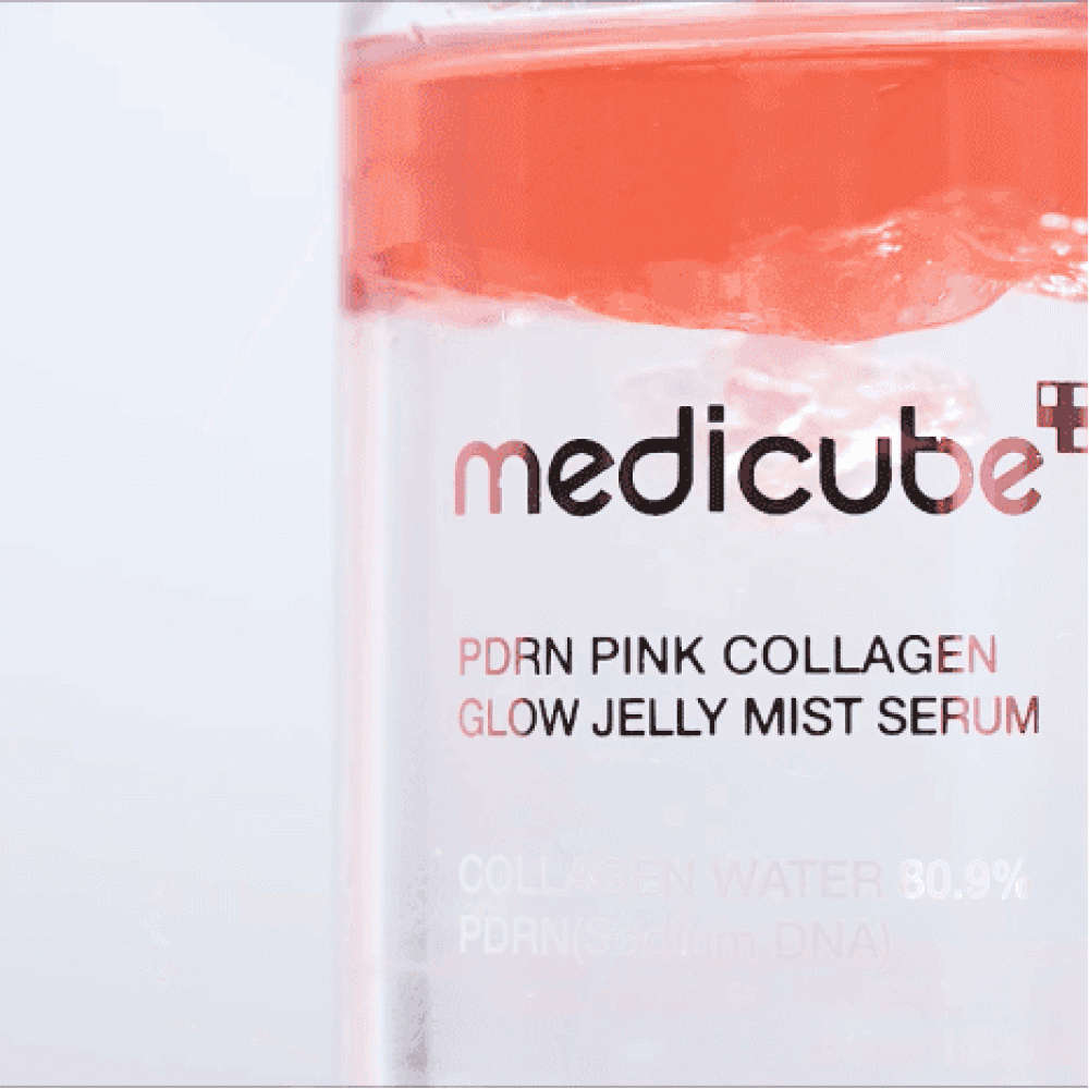Мист с ПДРН и коллагеном для сияния кожи medicube PDRN Pink Collagen Glow Jelly Mist Serum