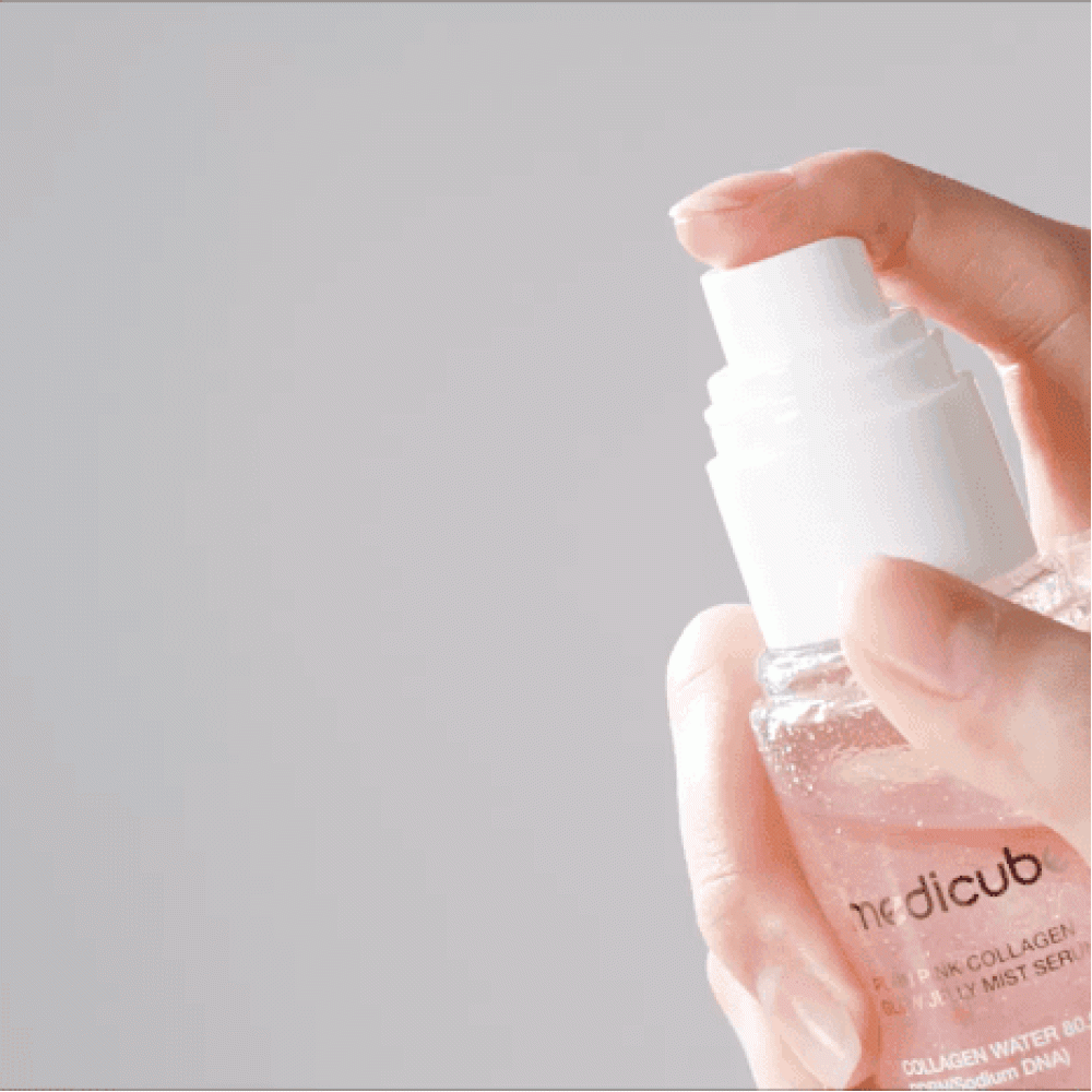 Мист с ПДРН и коллагеном для сияния кожи medicube PDRN Pink Collagen Glow Jelly Mist Serum