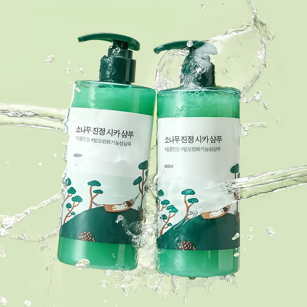 Себорегулирующий шампунь с экстрактом сосны Round Lab Pine Calming Cica Shampoo 400мл