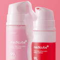 Пузырьковая сыворотка с коллагеном и ПДРН medicube PDRN Pink Collagen Bubble Serum