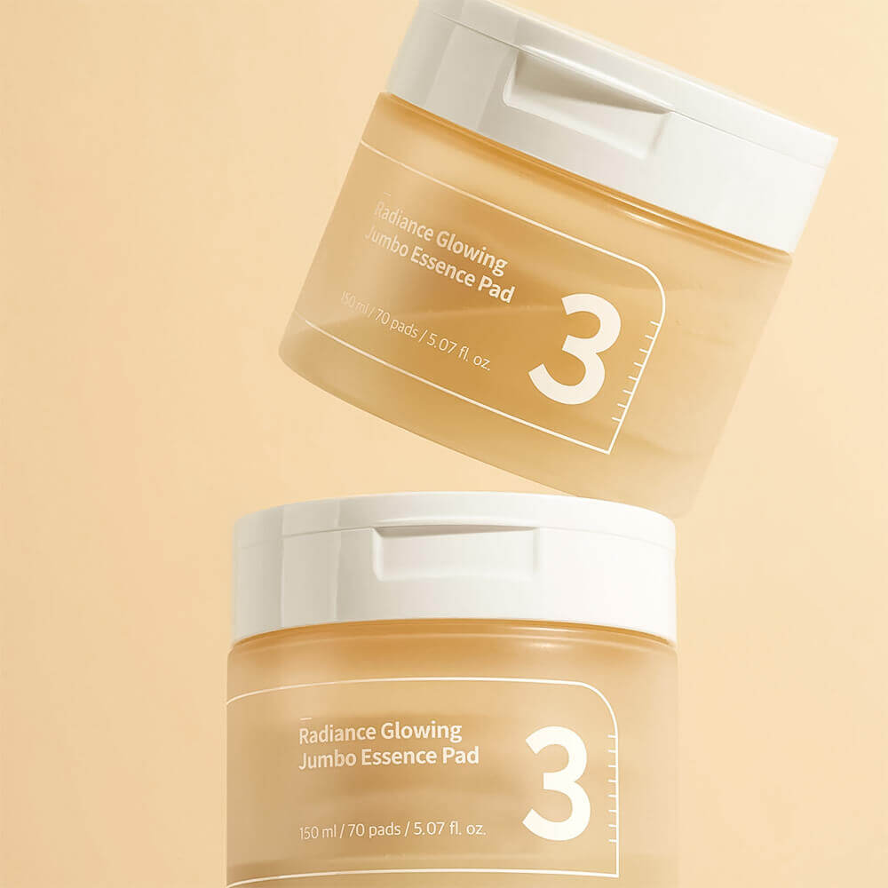 Выравнивающие пэды для сияния кожи numbuzin No.3 Radiance Glowing Jumbo Essence Pad 150мл