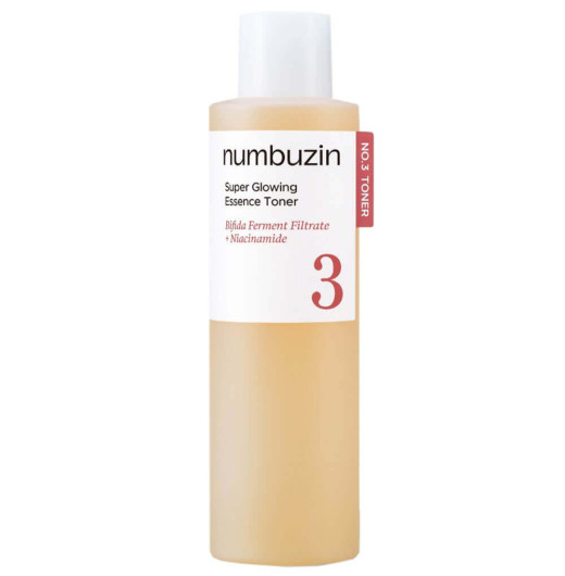 Выравнивающий тонер-эссенция для гладкости и сияния кожи numbuzin No.3 Super Glowing Essence Toner 200 мл