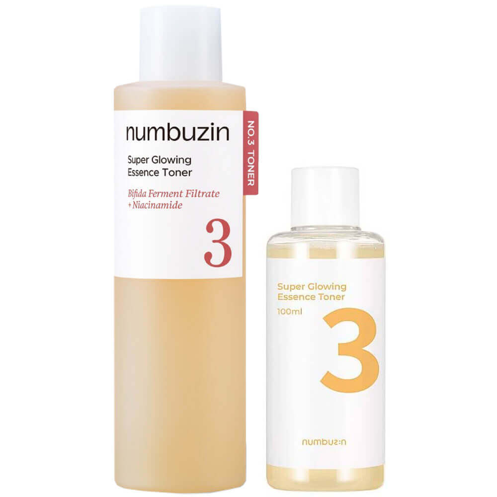 Выравнивающий тонер-эссенция для гладкости и сияния кожи numbuzin No.3 Super Glowing Essence Toner 200 мл