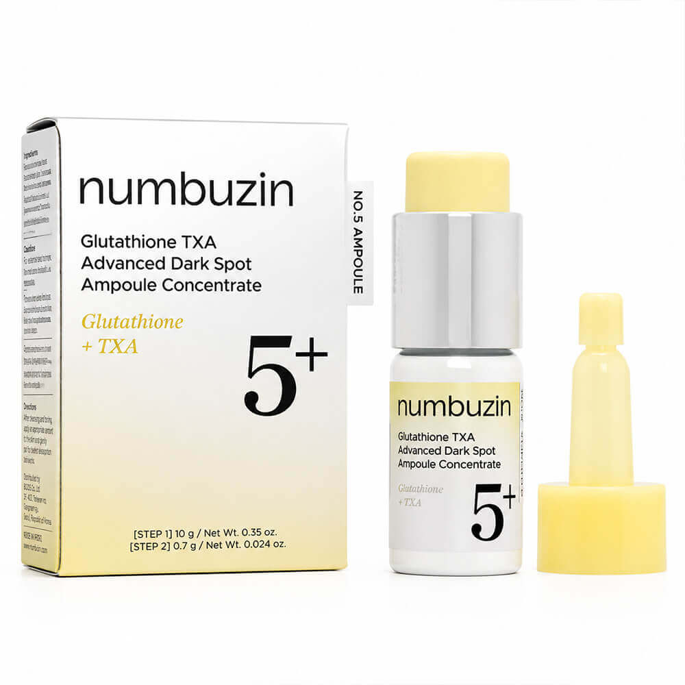 Интенсивная осветляющая ампула numbuzin No.5 Glutathione TXA Advanced Dark Spot Ampoule Concentrate
