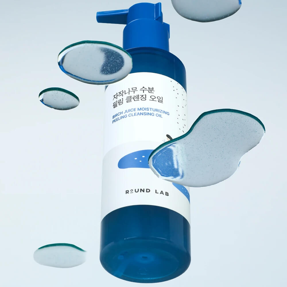 Гидрофильное масло с берёзовым соком Round Lab Birch Juice Moisturizing Peeling Cleansing Oil