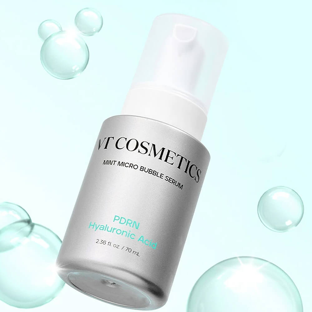 Пузырьковая сыворотка с ПДРН VT Cosmetics PDRN Hyaluronic Mint Micro Bubble Serum Пузырьковая сыворотка с ПДРН VT Cosmetics PDRN Hyaluronic Mint Micro Bubble Serum