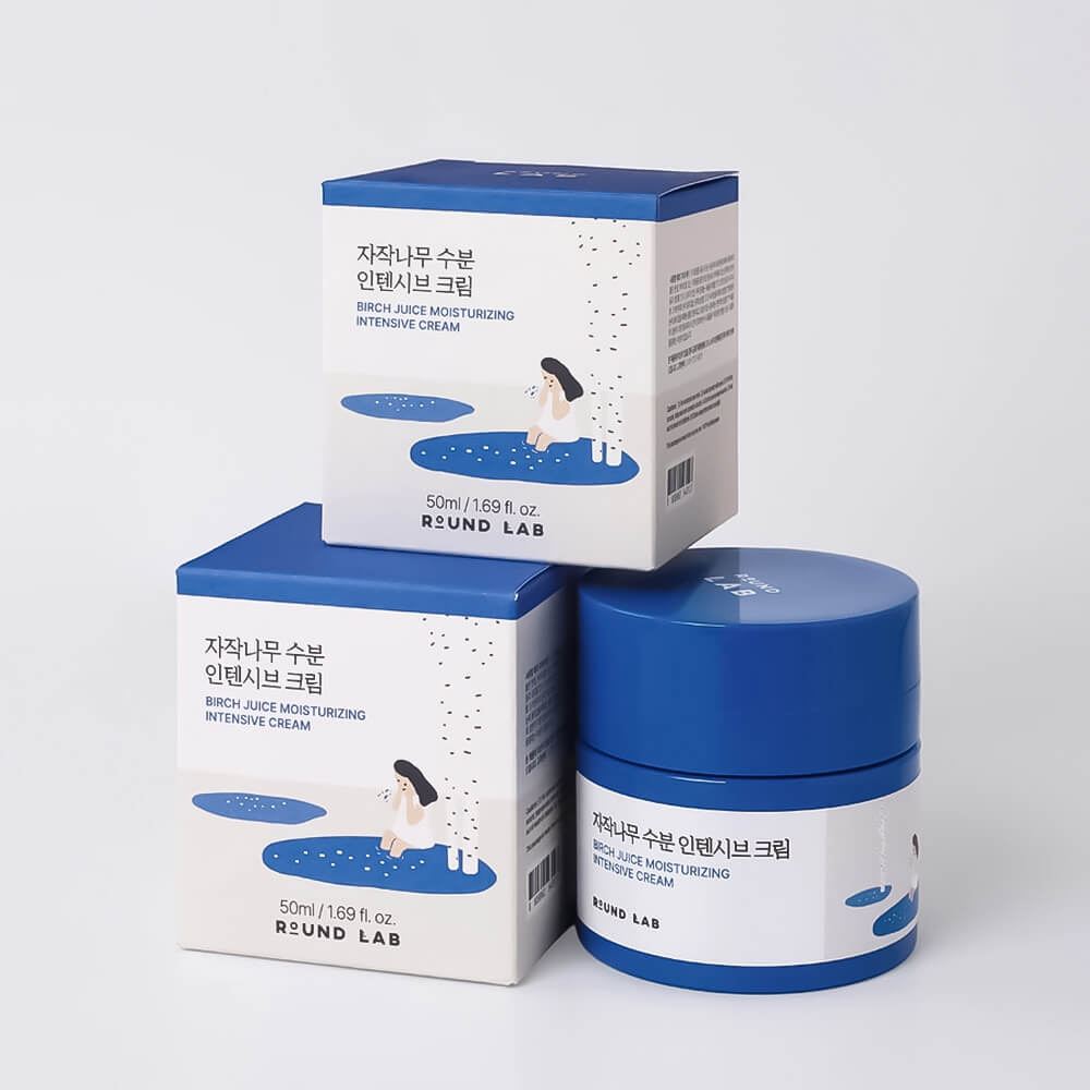 Интенсивный увлажняющий крем с берёзовым соком Round Lab Birch Juice Moisturizing Intensive Cream 50мл