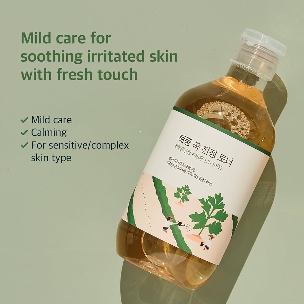 Тонер с экстрактом полыни ROUND LAB MUGWORT CALMING TONER 300ML