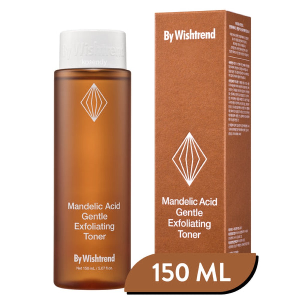 Мягкий тоник-эксфолиант с миндальной кислотой By Wishtrend Mandelic Acid 5% Prep Water 120мл