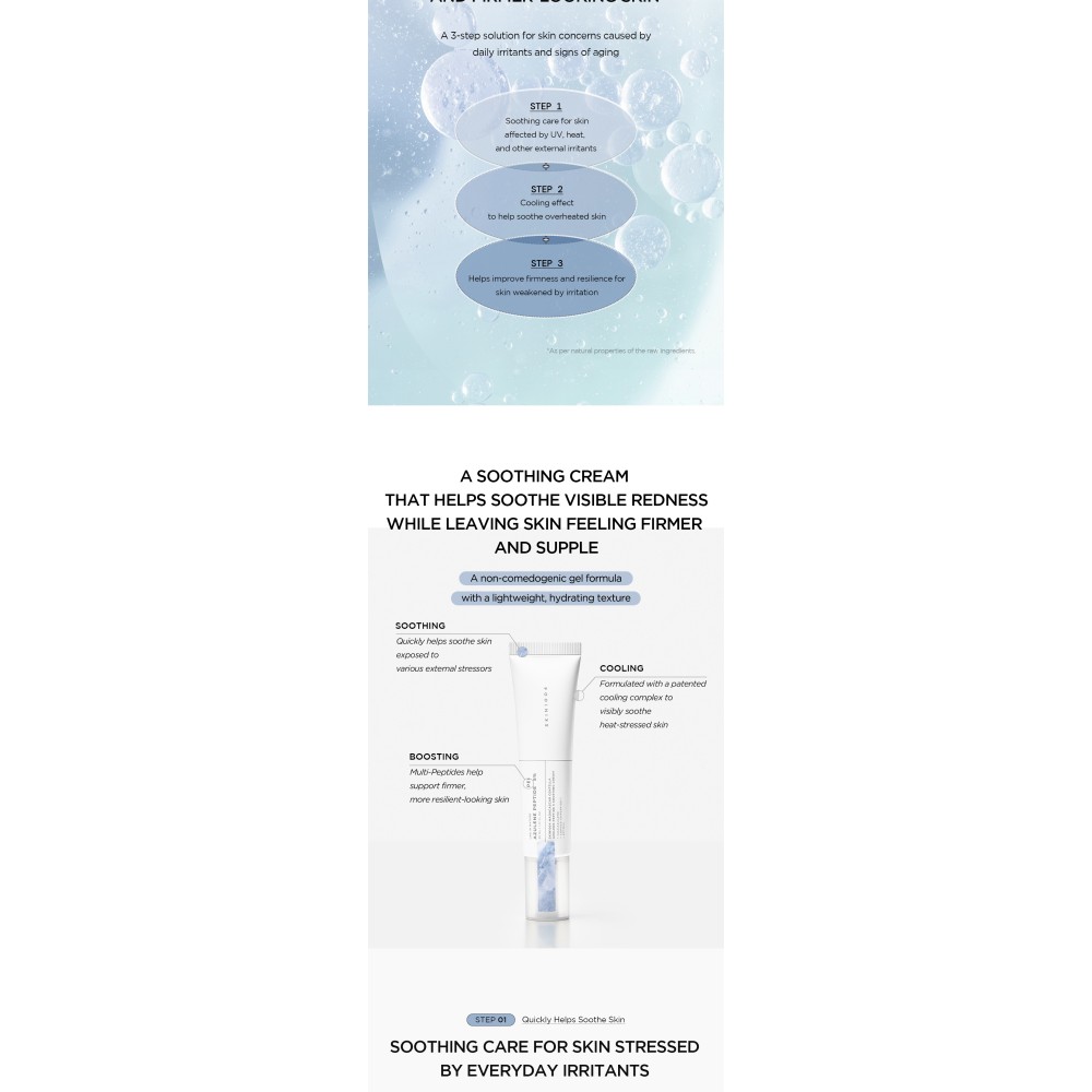 Успокаивающий крем для лица SKIN1004 Madagascar Centella Azulene Peptide 5 Soothing Cream, 30 мл