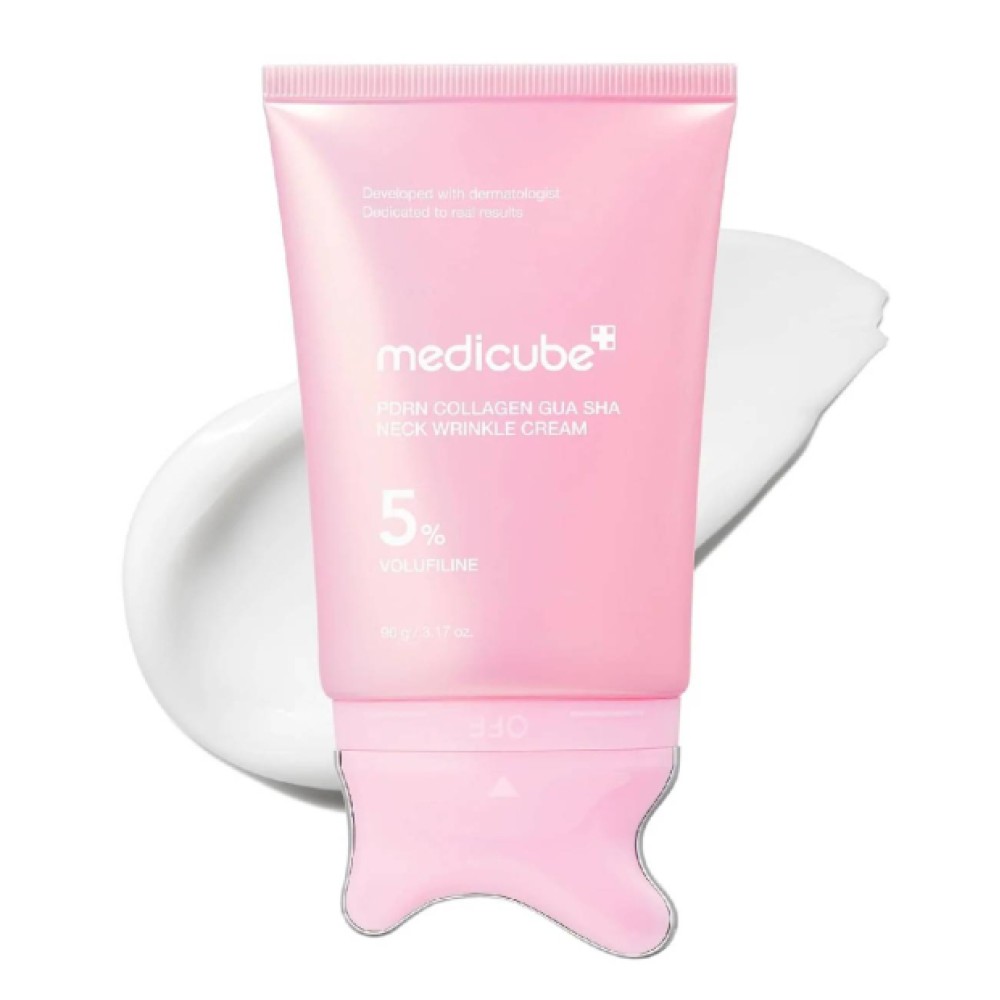 Крем для шеи с гуаша Medicube PDRN Collagen Gua Sha Neck Wrinkle Cream 90 г