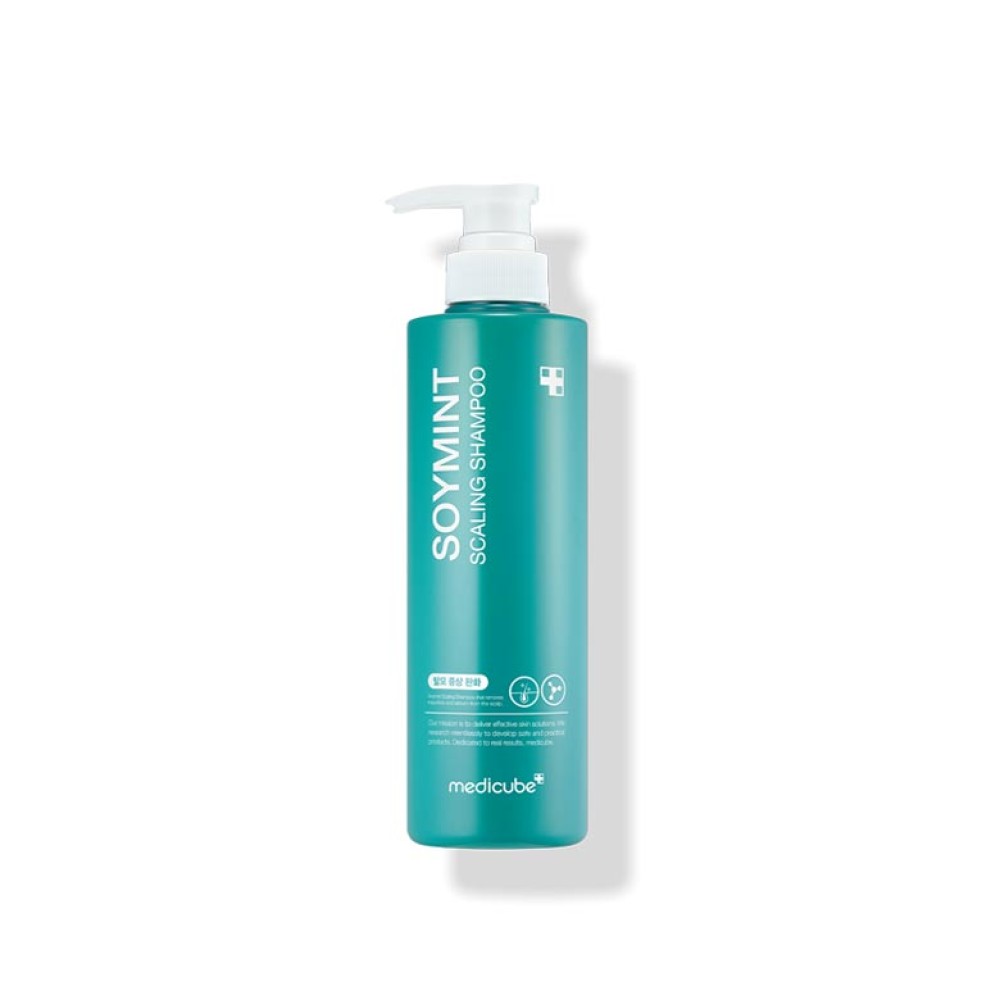 Охлаждающий шампунь для кожи головы Medicube Soymint Scaling Shampoo 490 мл