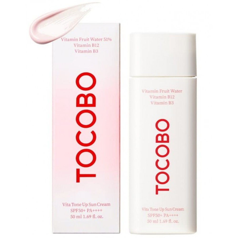 Солнцезащитный tone-up крем TOCOBO Vita Tone Up Sun Cream SPF50+ PA++++ 50 мл