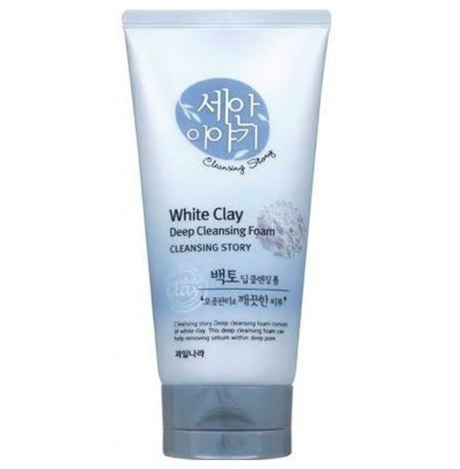 Пенка для глубокого очищения кожи с белой глиной Welcos Deep Cleansing Foam White Clay, 150 мл
