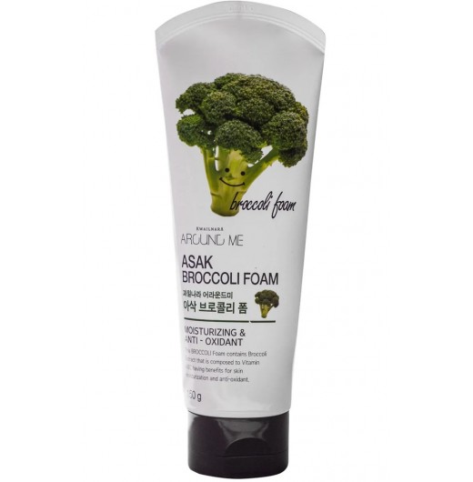 Пенка для умывания с брокколи Welcos Around me Broccoli Foam, 150 гр